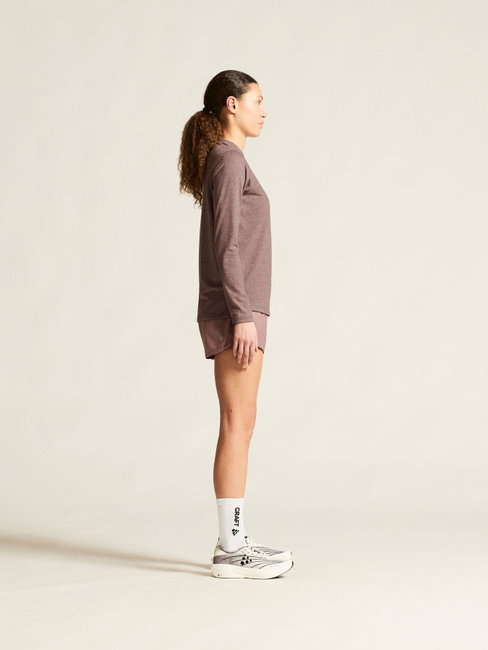 Bluză dame Craft Layers Thermal Mesh Cn - mov | strat de bază termic