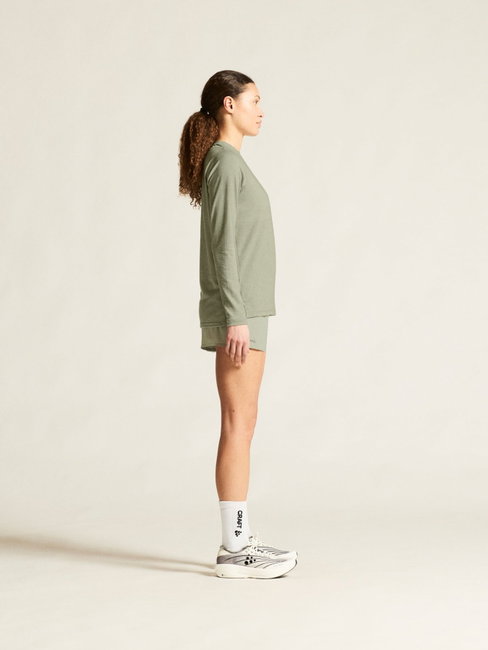 Bluză dame Craft Layers Thermal Mesh Cn - gri | strat de bază termic