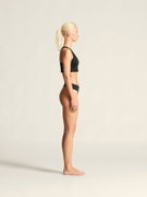 Chiloti sport Craft Active String - negri | lenjerie tehnică