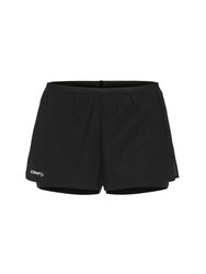 Pantaloni scurți alergare Craft Race Day Split Shorts - negru | ripstop reciclat
