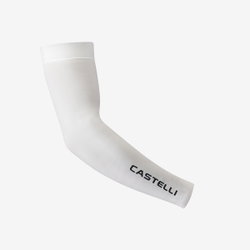 Incalzitoare brate Castelli UPF 50+ Arm 3, unisex, alb