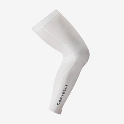 Incalzitoare picioare Castelli UPF 50+ Leg 3, unisex, alb