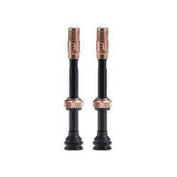 Valve tubeless BBB Valve CoreCap aluminiu copper 60mm set 2 bucati