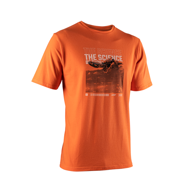 Tricou Leatt Core Peach Orange