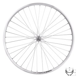 Roata fata Force Prime 28 622x21 36H argintie