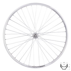 Roata spate Force Prime 28 622x21 Argintie 36h