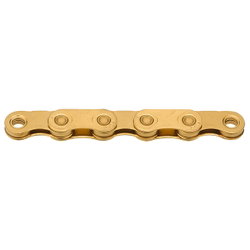 Lant KMC X Flat TiN 12/13 viteze Gold 126 zale ceruit