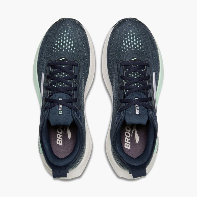 Pantofi alergare Brooks Glycerin 23 W - albastru | amortizare premium