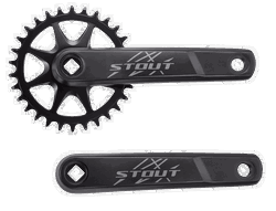 Angrenaj STOUT Rockhopper MY21 Rivet - 1x10 viteze, 30T, 165mm, L+R