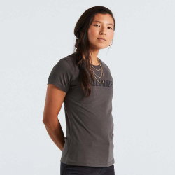 Tricou Ciclism SPECIALIZED Women's Wordmark (S/S) - Charcoal