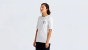 Tricou Ciclism SPECIALIZED/FJALLRAVEN Women's Cotton Pocket (S/S) - Eggshell