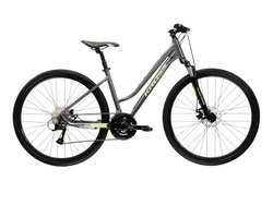 Bicicleta Trekking Kross Evado 3.0 28 inch gri Shimano Acera