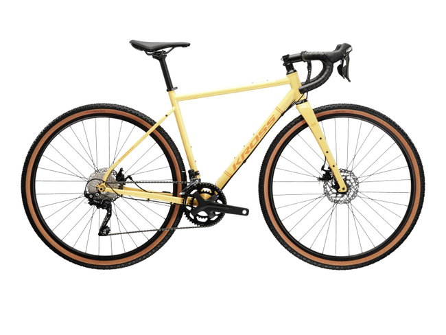 Bicicleta Gravel Kross Esker 4.0 28 inch galbena Shimano Grx