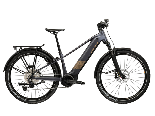 Bicicleta Electrica MTB Kross Influx SUV HYB 4.0 800 27.5 inch grafit Shimano Deore