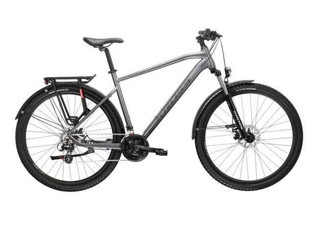 Bicicleta MTB Hardtail Kross Hexagon 2.0 EQ 27.5 inch gri Shimano Altus