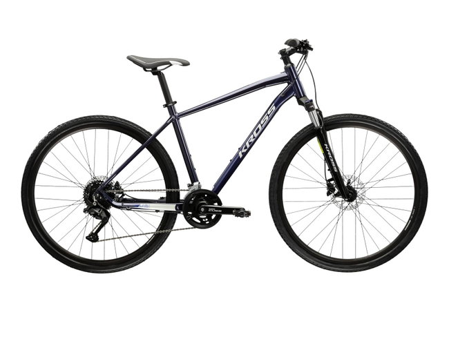 Bicicleta Trekking Kross Evado 5.0 28 inch bleumarin Shimano Cues