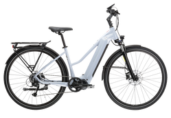 Bicicleta Electrica Trekking Kross Trans Hybrid 4.0 28 inch gri Shimano Acera