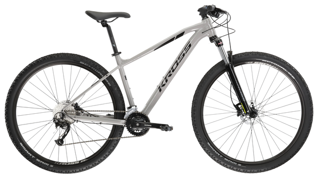 Bicicleta MTB Hardtail Kross Level 3.0 ALT SM 29 inch gri Shimano Alivio