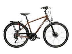 Bicicleta Trekking Kross Trans 5.0 28 inch maro Shimano Deore