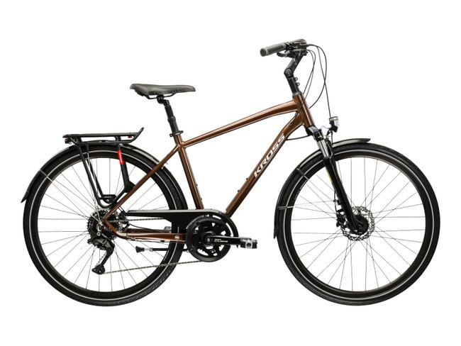 Bicicleta Trekking Kross Trans 5.0 28 inch maro Shimano Deore