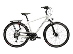 Bicicleta Trekking Kross Trans 5.0 28 inch gri Shimano Deore