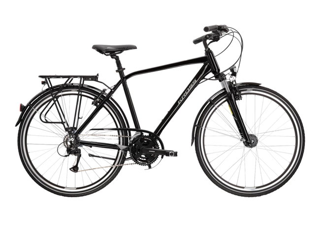 Bicicleta Urban Kross Trans 4.0 28 inch neagra Shimano Acera