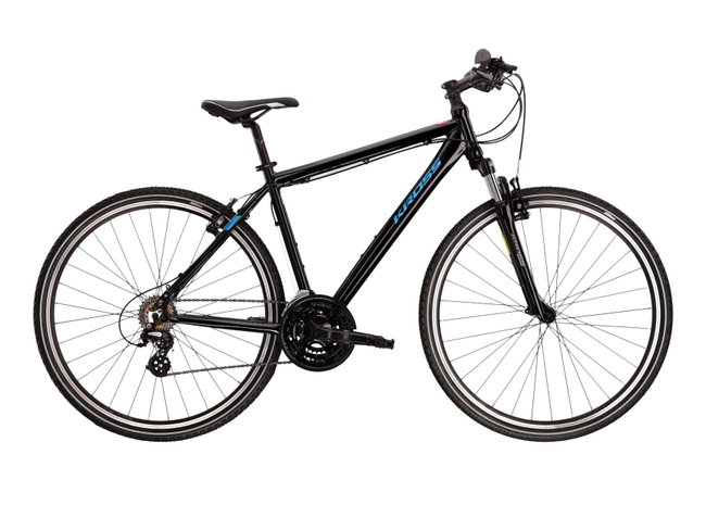 Bicicleta Trekking Kross Evado 2.0 28 inch neagra Shimano Altus