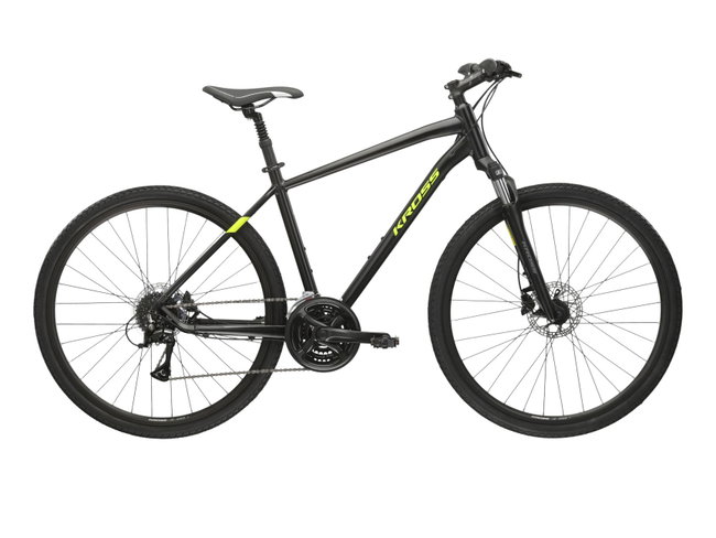 Bicicleta Trekking Kross Evado 4.0 28 inch neagra Shimano Acera