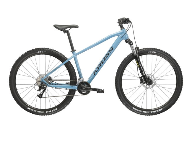 Bicicleta MTB Hardtail Kross Hexagon 4.0 27.5 inch albastra Shimano Acera