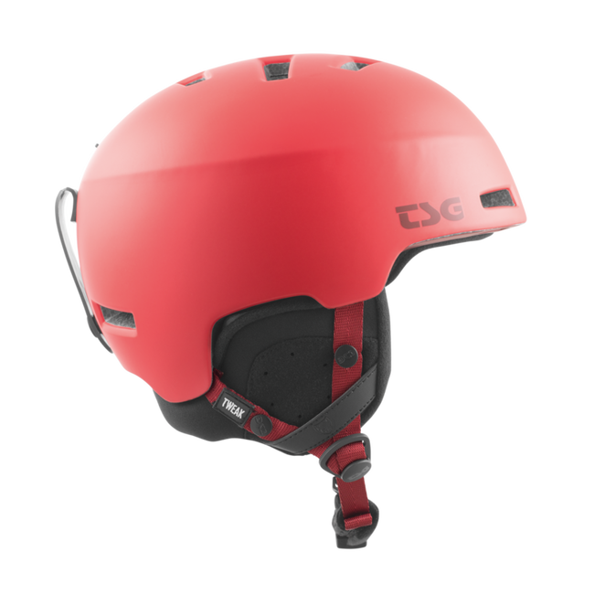 Casca Schi TSG Tweak Solid Color - Satin Sonic Red L/XL