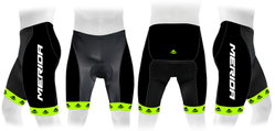Pantaloni Merida 376 scurt verde/negru fără bretele