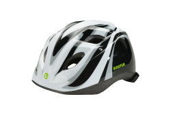 Cască Bikefun Junior S negru/alb 48-52 cm