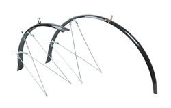 Apărătoare noroi Bikefun Road aluplastic negru 36 mm, 700C - Bfu005