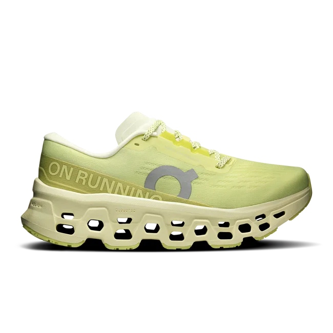 Pantofi alergare On Cloudmonster 3 W - amortizare maximă sosea - Limelight | Seedling