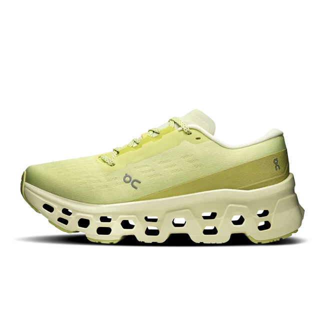 Pantofi alergare On Cloudmonster 3 W - amortizare maximă sosea - Limelight | Seedling