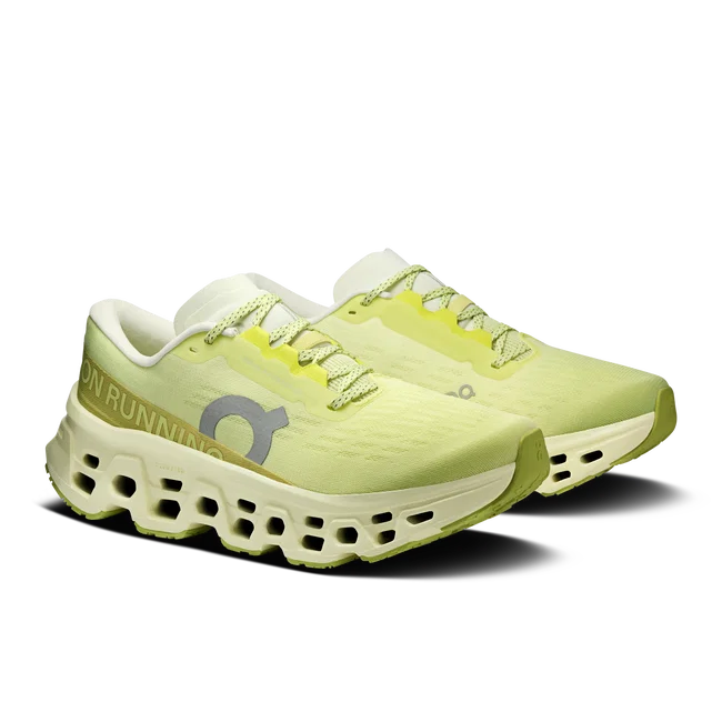 Pantofi alergare On Cloudmonster 3 W - amortizare maximă sosea - Limelight | Seedling