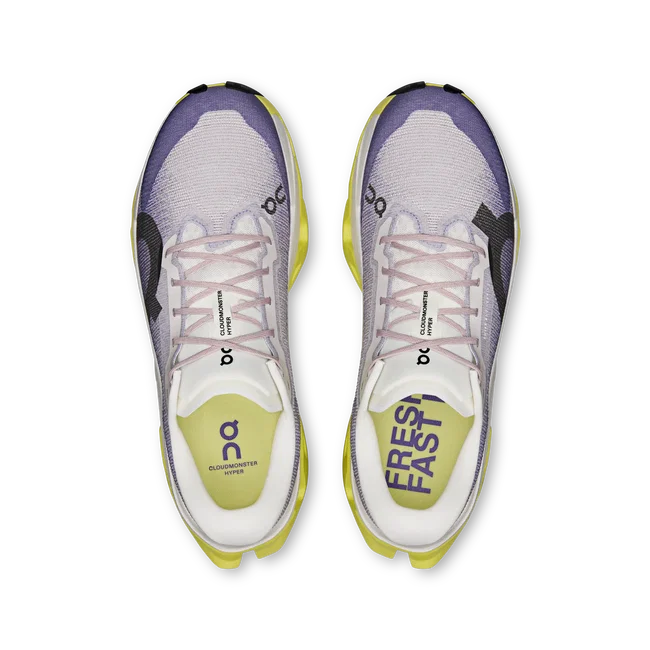 Pantofi alergare On Cloudmonster 3 Hyper - Lily | Limelight
