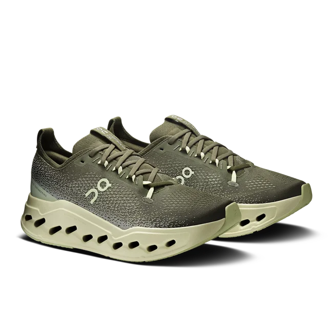 On - pantofi alergare - Cloudsurfer Max - Ivory | Honeydew - Olive | Seedling