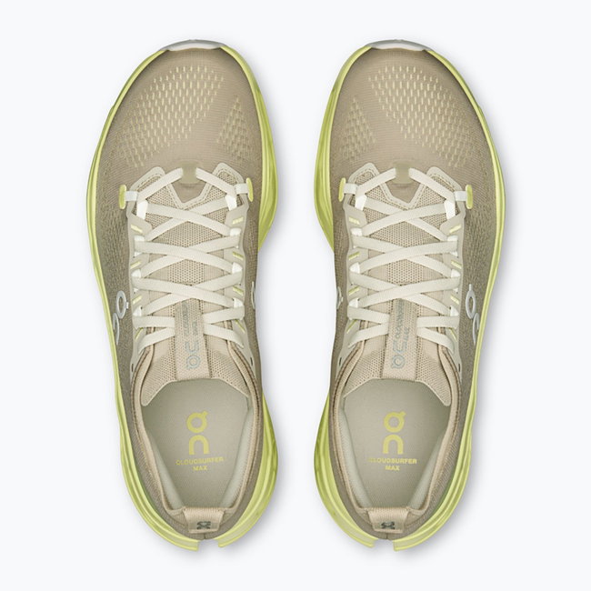 On - pantofi alergare - Cloudsurfer Max - Ivory | Honeydew - Pelican | Limelight