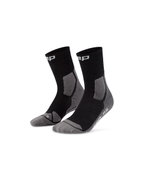 Șosete compresie hiking CEP Hiking Light Cushion Mid Cut - negru/gri