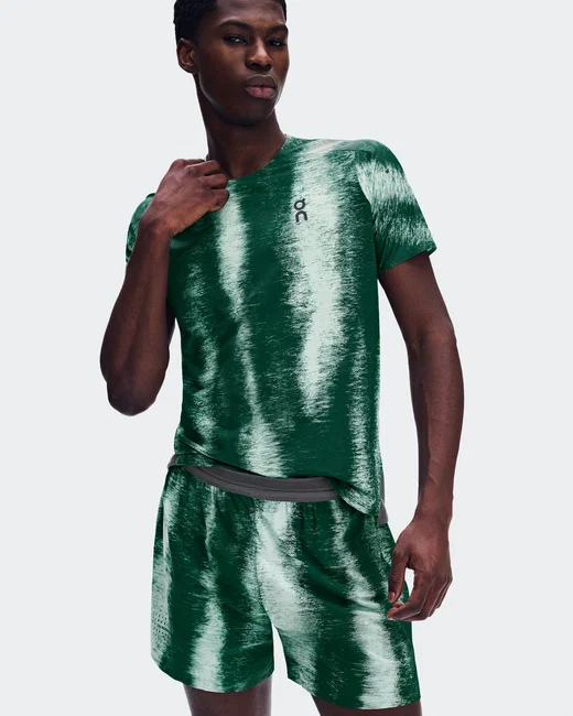 Tricou tehnic On Performance-T Terra - verde Cove | Kaitoke | alergare