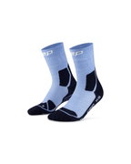 Șosete compresie hiking CEP Hiking Light Cushion Mid Cut - albastru deschis/bleumarin