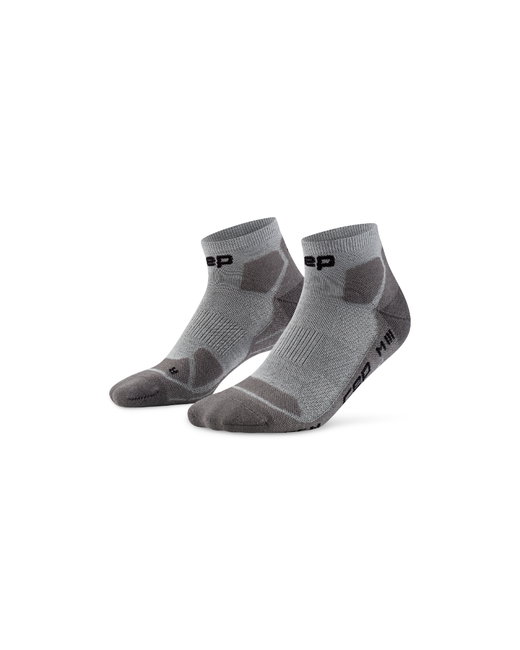 Șosete compresie low cut CEP Hiking Light Cushion - gri | drumeții