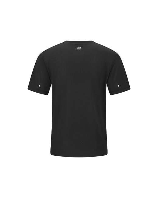 Tricou alergare CEP Core Run Short Sleeve - negru | respirabil