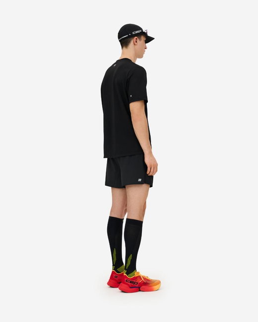 Tricou alergare CEP Core Run Short Sleeve - negru | respirabil