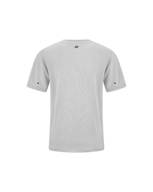 Tricou alergare CEP Core Run Short Sleeve - gri deschis | respirabil