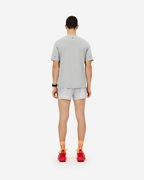 Tricou alergare CEP Core Run Short Sleeve - gri deschis | respirabil