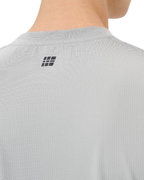 Tricou alergare CEP Core Run Short Sleeve - gri deschis | respirabil