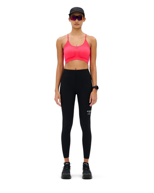 Colanți compresie CEP Core Run Compression W | vizibilitate sporită - black