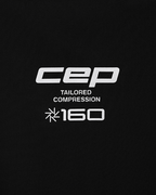 Colanți compresie CEP Core Run Compression W | vizibilitate sporită - black
